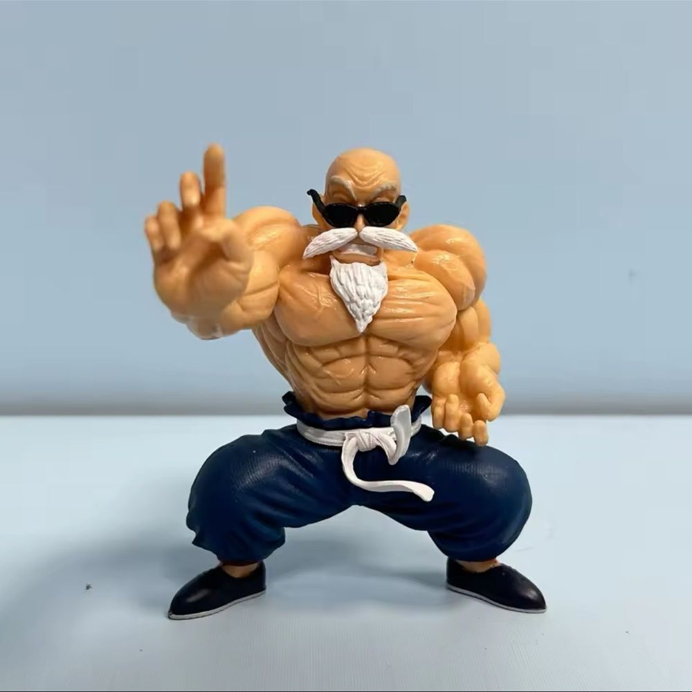 New Anime Dragon Ball GK Muscle Master Roshi Action  Figure 10cm